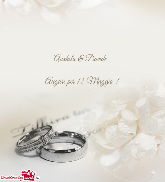 Auguri per 12 Maggio