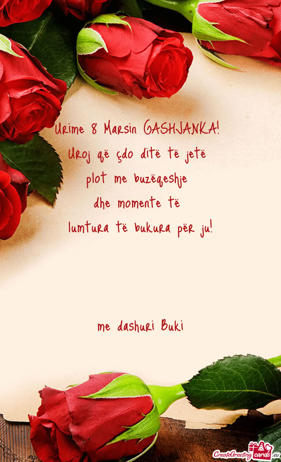 Uroj që çdo ditë të jetë