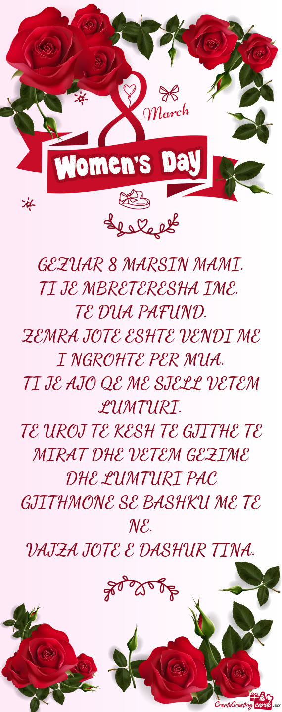 ZEMRA JOTE ESHTE VENDI ME I NGROHTE PER MUA